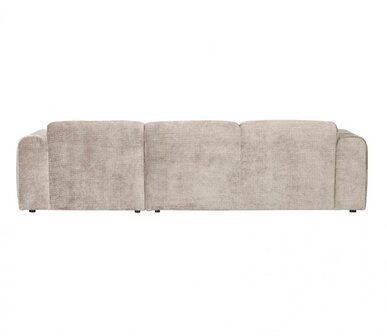 WOOOD Premium Cloud hoekbank Chenille Naturel Links