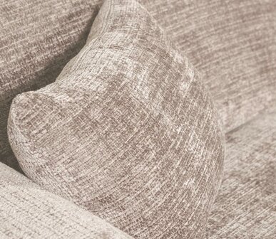 WOOOD Premium Cloud hoekbank Chenille Naturel Links