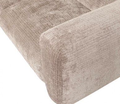 WOOOD Premium Cloud hoekbank Chenille Naturel Links