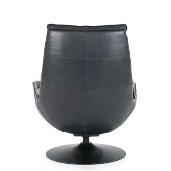 Eleonora Fauteuil Sven Zwart Boho Leder