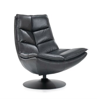 Eleonora Fauteuil Sven Zwart Boho Leder