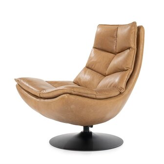 Eleonora Fauteuil Sven Cognac Boho Leder