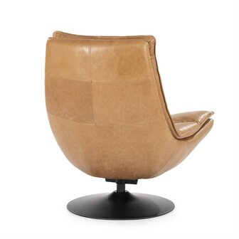 Eleonora Fauteuil Sven Cognac Boho Leder