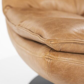 Eleonora Fauteuil Sven Cognac Boho Leder