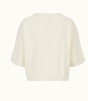 Zusss fijnbrei vestje off white