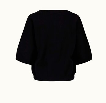 Zusss fijnbrei vestje zwart