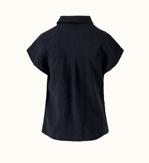 Zusss modal blouse mouwloos zwart