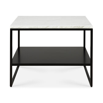 Ethnicraft Stone side table marble white