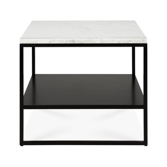 Ethnicraft Stone side table marble white