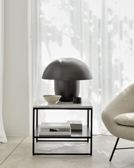 Ethnicraft Stone side table marble white