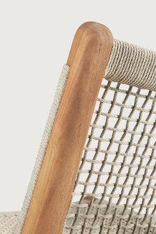 Ethnicraft Jack Woven outdoor loungestoel