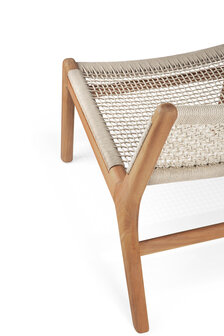 Ethnicraft Jack Woven outdoor loungestoel