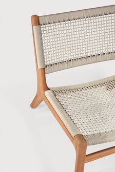 Ethnicraft Jack Woven outdoor loungestoel