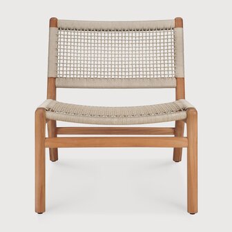 Ethnicraft Jack Woven outdoor loungestoel