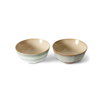 HKLIVING 70s ceramics ramen bowls, verge (set of 2)