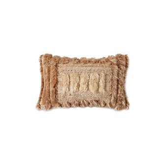 HKLIVING Natural furry cushion 40X25 CM 