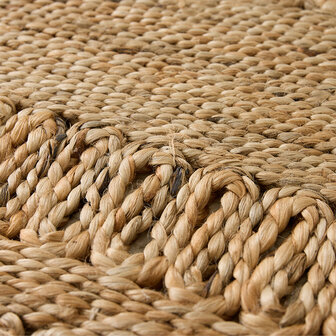 HKLIVING Soleil jute runner oval 60x165 cm 