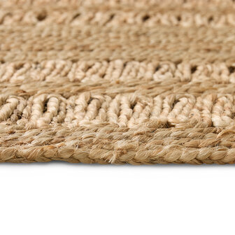 HKLIVING Soleil jute runner oval 60x165 cm 