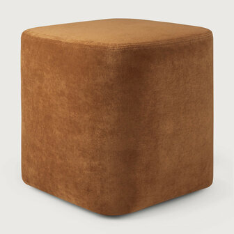 Ethnicraft Cube Poef Cinnamon
