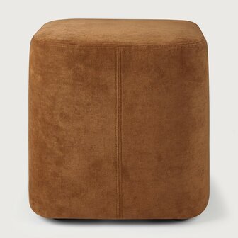 Ethnicraft Cube Poef Cinnamon