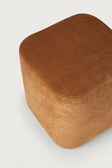 Ethnicraft Cube Poef Cinnamon
