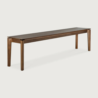Ethnicraft Bok Bench Varnished Teak Brown 186cm