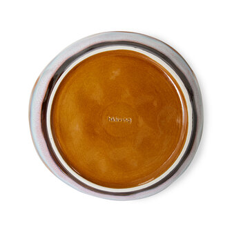 HKLIVING 70s ceramics: pasta bowls golden hour, set of 2