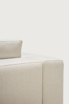 Ethnicraft Mellow Modular Sofa Off White Eco R Arm