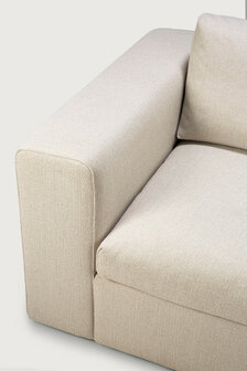 Ethnicraft Mellow Modular Sofa Off White Eco R Arm