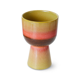 HKLIVING Retro flower pot - lime green