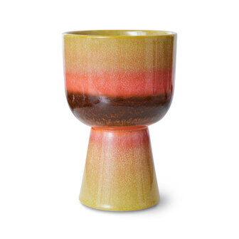 HKLIVING Retro flower pot - lime green