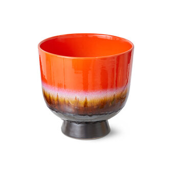 HKLIVING Retro flower pot - cherry red