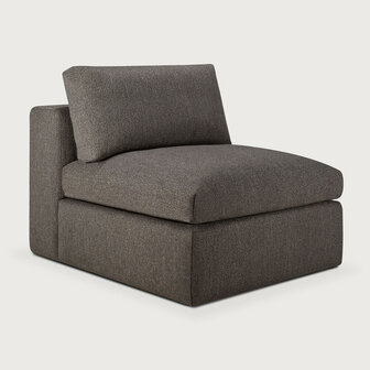 Ethnicraft Mellow Modular Sofa Granite Eco Fabric 1 Seater
