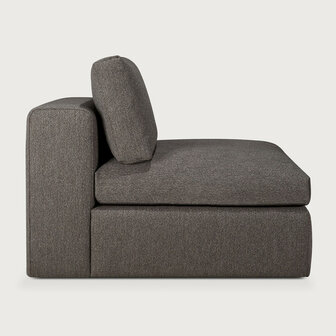 Ethnicraft Mellow Modular Sofa Granite Eco Fabric 1 Seater