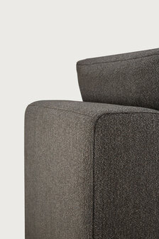 Ethnicraft Mellow Modular Sofa Granite Eco Fabric 1 Seater