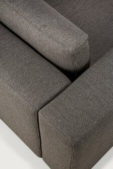 Ethnicraft Mellow Modular Sofa Granite Eco Fabric Seater R