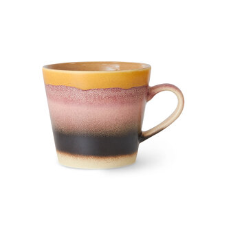 HKLIVING 70s ceramics: cappuccino mug, sunset