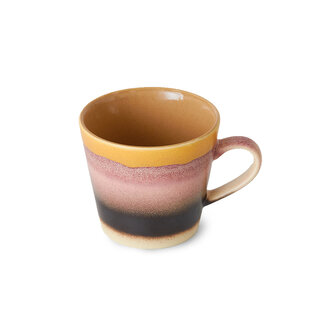 HKLIVING 70s ceramics: cappuccino mug, sunset