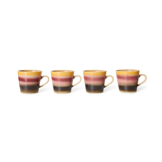 HKLIVING 70s ceramics: cappuccino mug, sunset