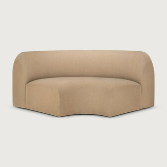 Ethnicraft Bulky modulaire sofa End Seater Round Corner
