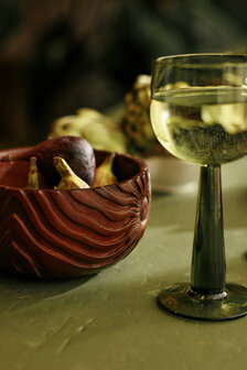 HKLIVING Hand carved bowl M
