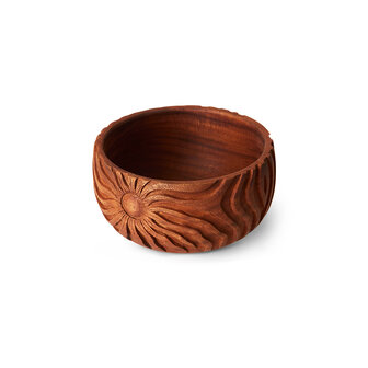 HKLIVING Hand carved bowl M