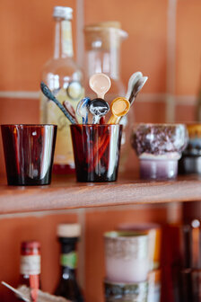 HKLIVING 70s ceramics: spoons force, M, set of 4