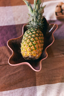 HKLIVING Shell serving bowl coral