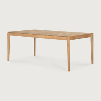 Ethnicraft Bok uitschuifbare outdoor teak eettafel