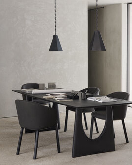 Ethnicraft Unda Stoel Charcoal