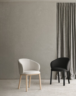 Ethnicraft Unda Stoel Charcoal