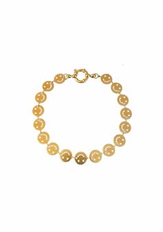 Bonnie Studios Smiley gold bracelet