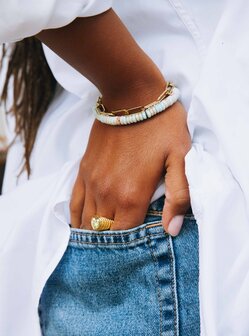 Bonnie Studios Noah light blue bracelet