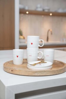 Zusss koffiemok rood hartje